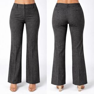 IZ Byer Juniors Dress Pants Size 5 Gray Office Siren Stretch Flare Trouser Y2K